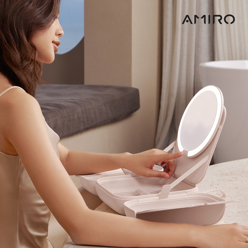 AMIRO覓光 Cube S 行動LED磁吸美妝鏡折疊收納化妝箱-細節圖8