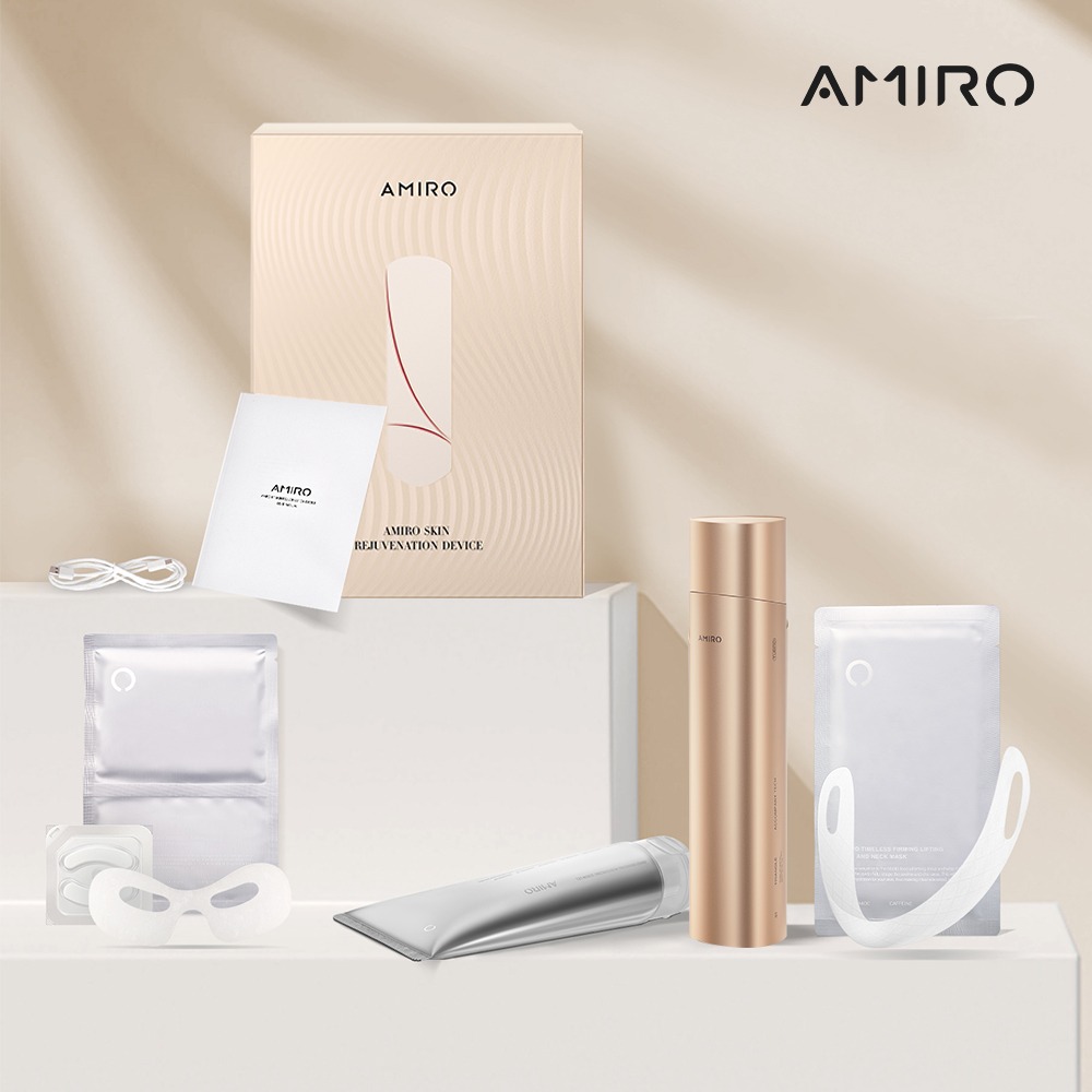 AMIRO 時光機拉提美容儀 R3 TURBO - 流沙金-細節圖9