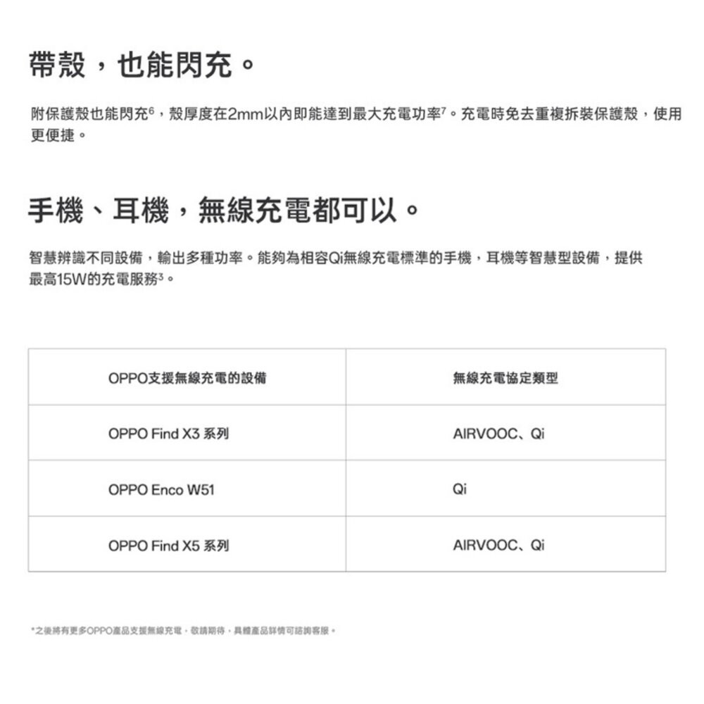 【全新品】OPPO AirVOOC 無線閃充充電器 無線充電座 最高50W輸出 創宇通訊-細節圖6