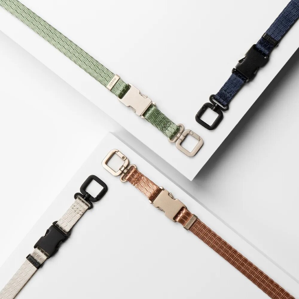 【全新品】moshi 二合一背帶/手腕帶 贈墊片 環保皮革 抗撕裂編織背帶 可拆式插扣 創宇通訊-細節圖2