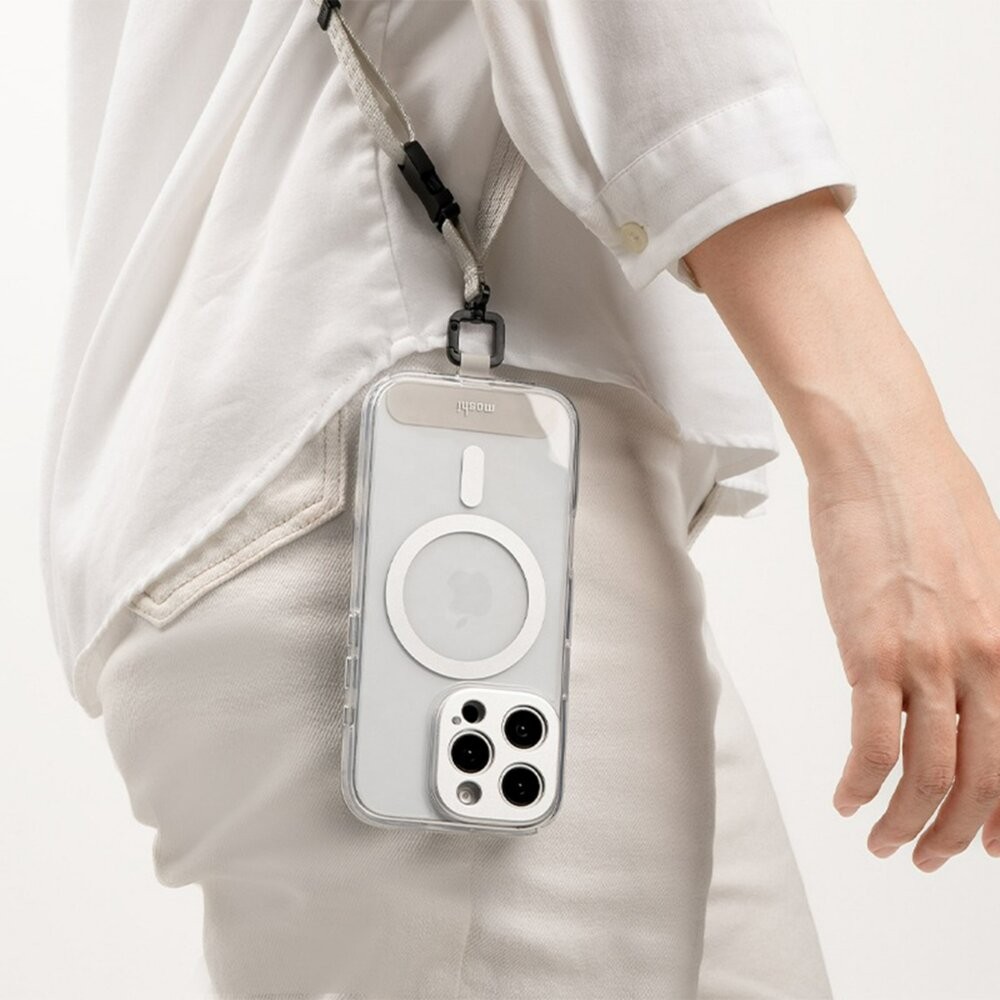 【全新品】moshi 二合一背帶/手腕帶 贈墊片 環保皮革 抗撕裂編織背帶 可拆式插扣 創宇通訊-細節圖3