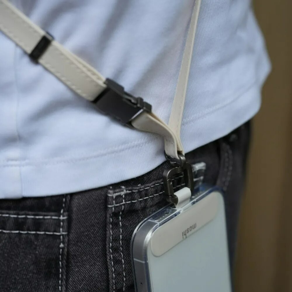 【全新品】moshi 二合一背帶/手腕帶 贈墊片 環保皮革 抗撕裂編織背帶 可拆式插扣 創宇通訊-細節圖5