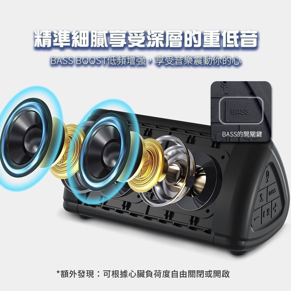 【全新品】Prosonic BT3便攜式藍牙喇叭 藍牙5.0 IPX5級防水標準 TWS無線串聯技術 創宇通訊-細節圖5