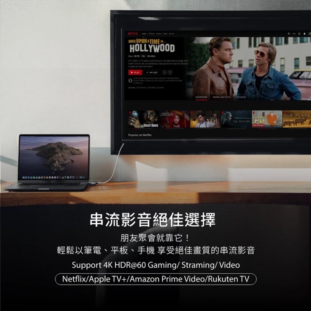 【全新品】moshi USB-C to HDMI 雙端口轉接器 支援 4K HDR 快充 HDMI 傳輸線 創宇通訊-細節圖4