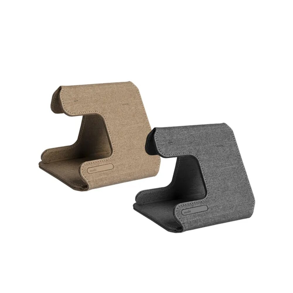 【全新品】moshi Taita M 三合一可摺疊無線充電座 支援MagSafe 磁吸充電 手機支架 好收納 創宇通訊-細節圖2