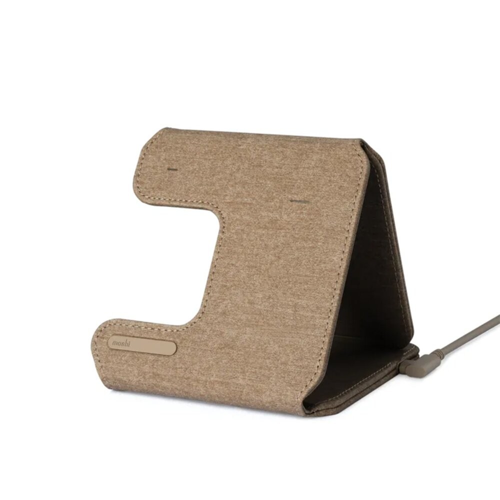 【全新品】moshi Taita M 三合一可摺疊無線充電座 支援MagSafe 磁吸充電 手機支架 好收納 創宇通訊-細節圖3