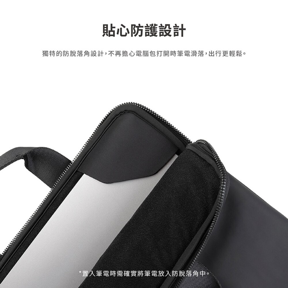 【全新品】TUCANO Gommo 城市機能防潑水手提電腦包 13/14吋 防震 防水 肩背包 手提包 創宇通訊-細節圖5