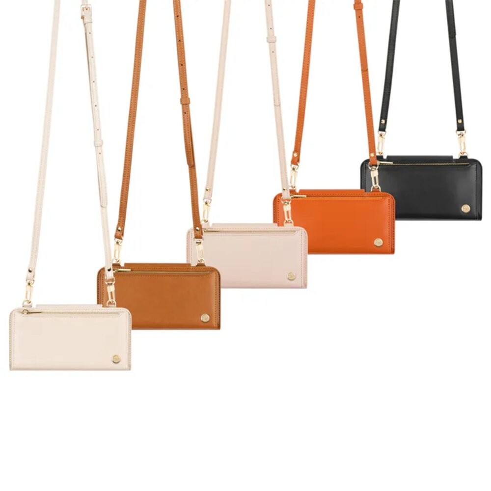 【全新品】moshi SnapTo 磁吸式斜背三用手機包 側背 收納包 皮革包 可調節背帶 卡片收納 耐磨防汙 創宇通訊-細節圖2