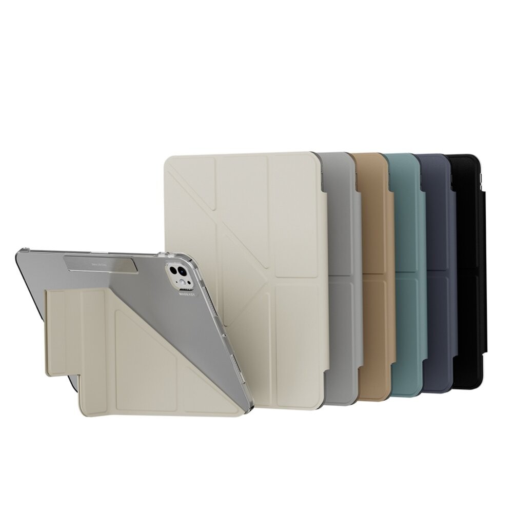 【全新品】MAGEASY Facet 全方位支架透明背蓋保護套 無筆槽款 iPad保護套 保護殼 自動喚醒 創宇通訊-細節圖2