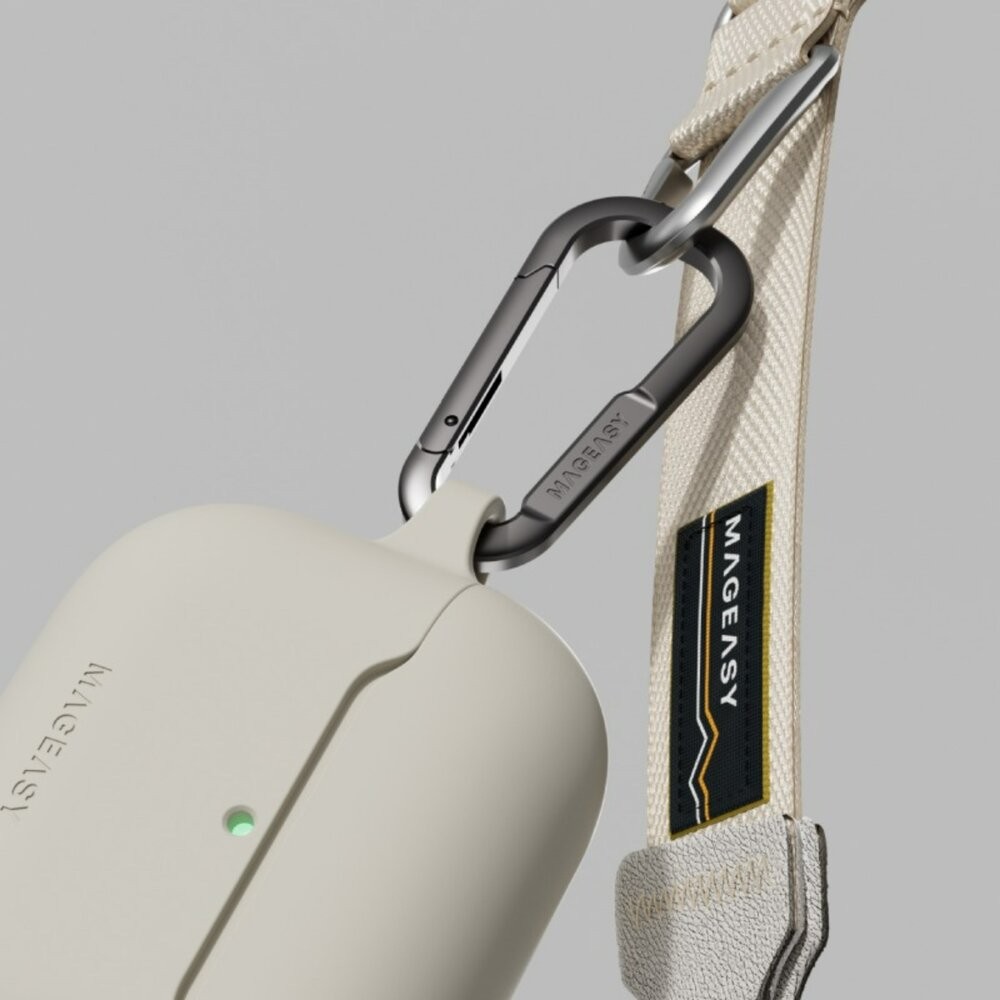 【全新品】MAGEASY Skin 親膚吸震保護殼 (附金屬扣環) AirPods Pro 3 支援無線充電 創宇通訊-細節圖7