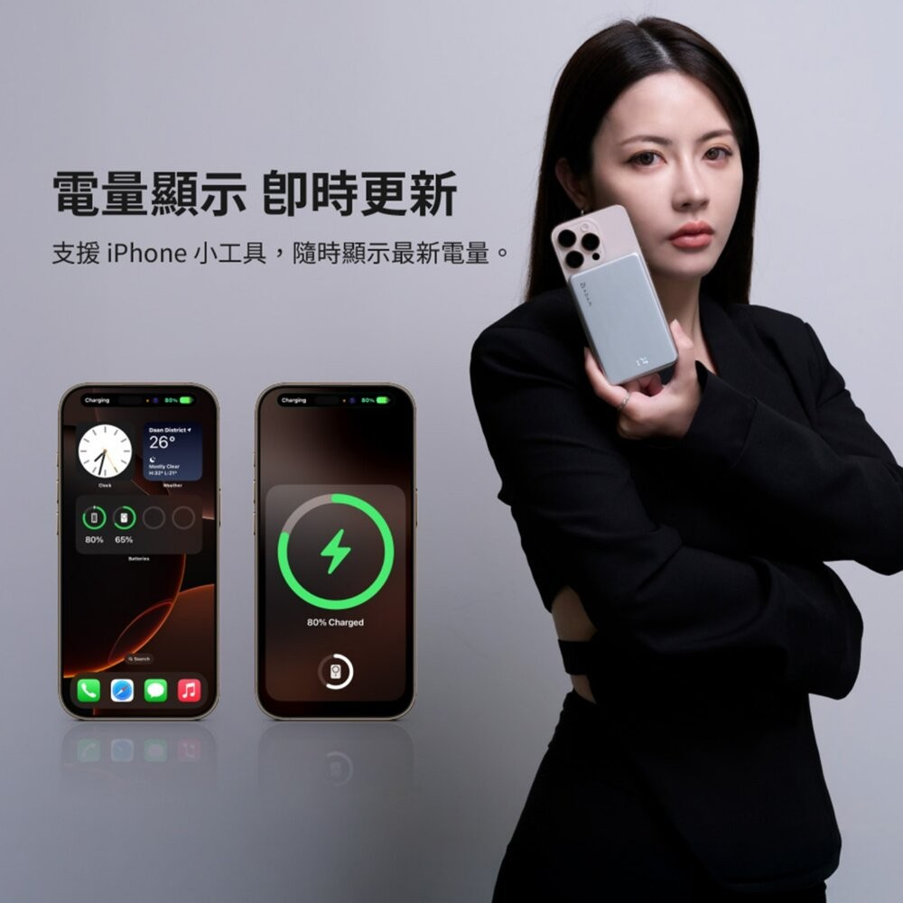【全新品】ADAM 亞果元素 VIONTA L10 超薄型磁吸行動電源 首創飛航模式 贈60W傳輸線 創宇通訊-細節圖6