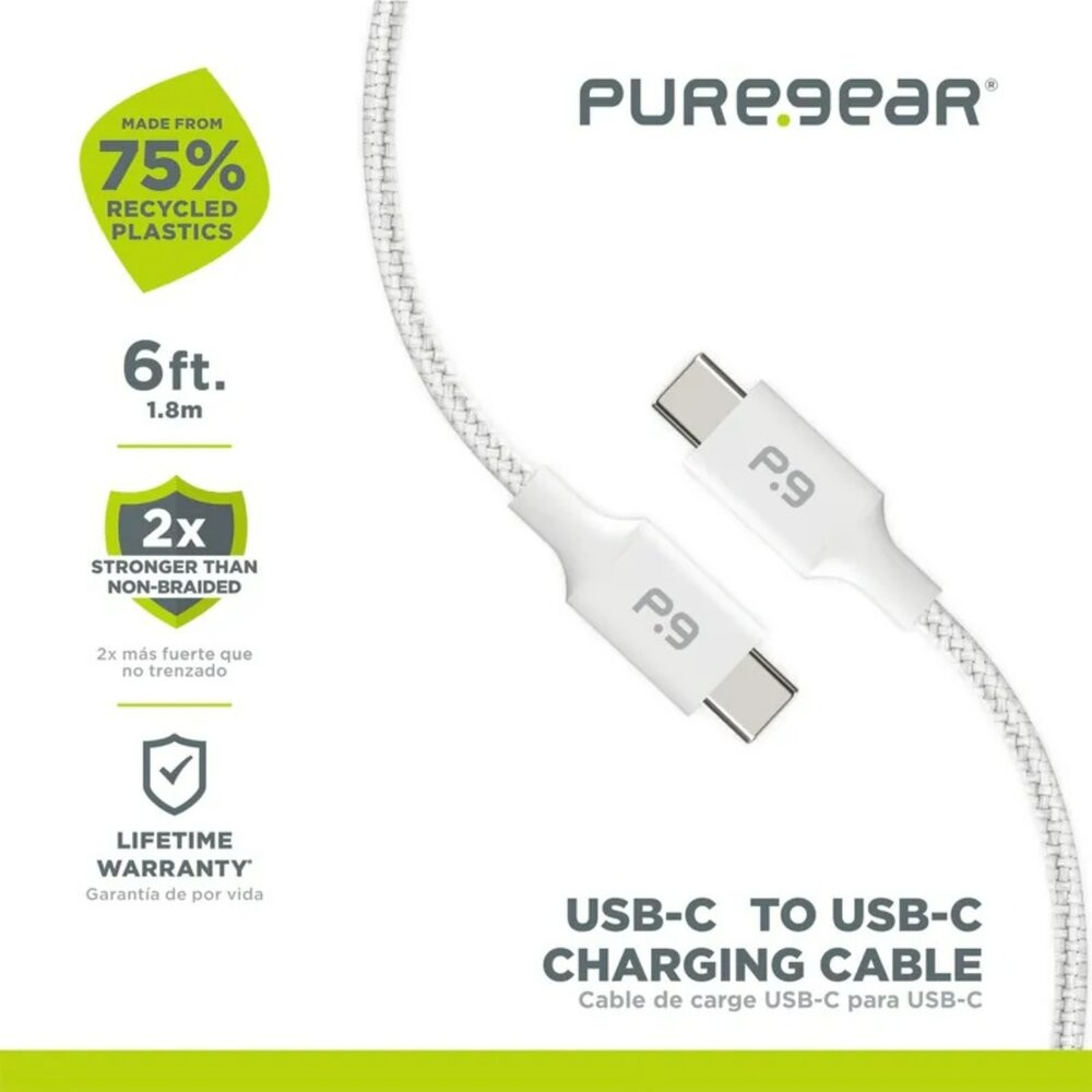 【全新品】PureGear 普格爾 充電傳輸線 1m 1.2m Type-C Lighting 傳輸線 充電線 創宇通訊-細節圖5