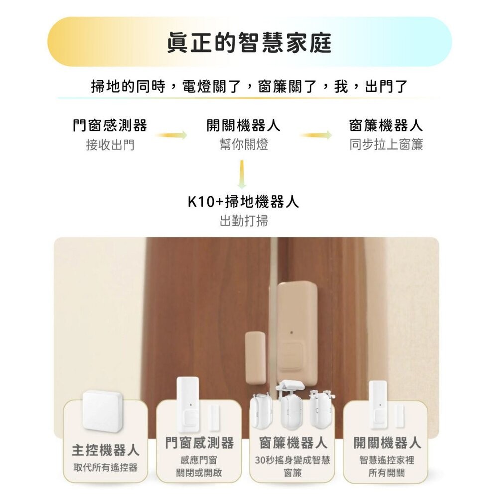 【全新品】SwitchBot 迷你掃地機器人 K10+ 掃拖機器人 石頭掃地機器人 語音控制 創宇通訊-細節圖6