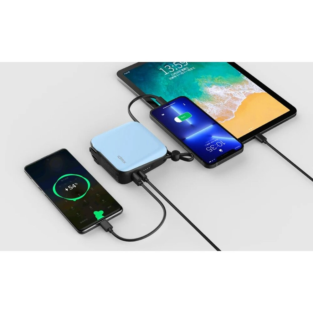 【全新品】IDMIX CH05 PRO 多功能旅充行動電源 10000mAh 自帶插頭 蘋果原廠認證晶片 創宇通訊-細節圖3