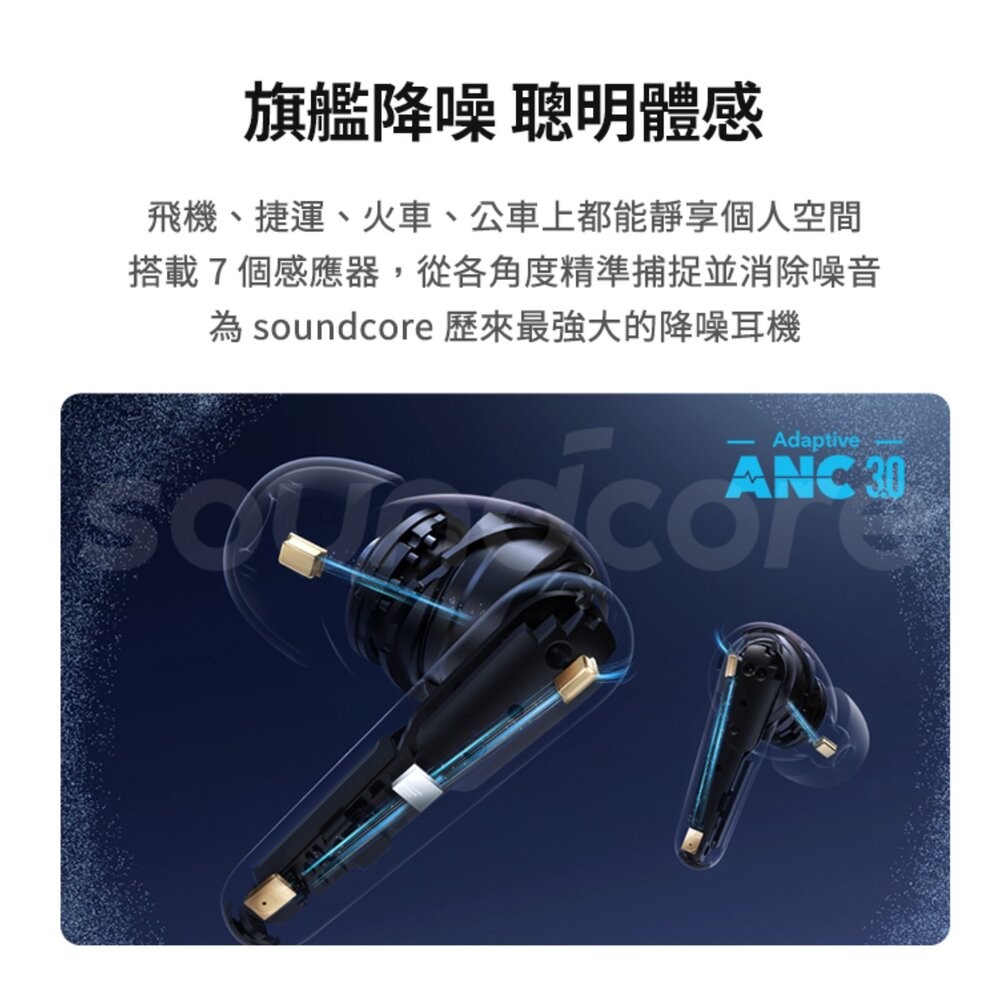 soundcore Liberty 4 Pro 降噪真無線藍牙耳機 藍芽耳機 主動降噪 二手機 福利品 創宇通訊-細節圖5
