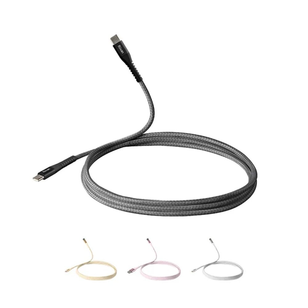 【全新品】Riivan USB-C to Lightning 快充傳輸線 充電線 快充線 編織線 創宇通訊-細節圖2