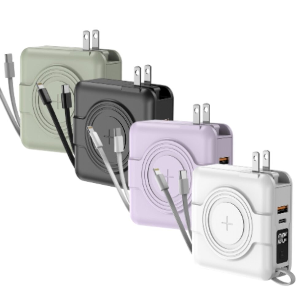【全新品】ASPOR A338 五合一超級萬能充行動電源 10000mAh 創宇通訊-細節圖2