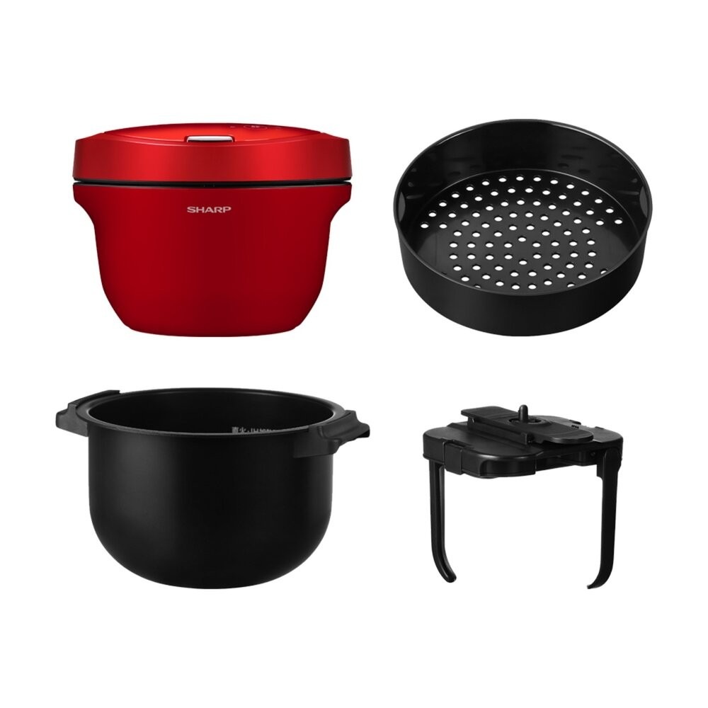 【全新品】SHARP HEALSIO 2.4L 智慧攪拌零水鍋 料理鍋 雲端食譜 語音助手 自動料理 預約料理 創宇通訊-細節圖2