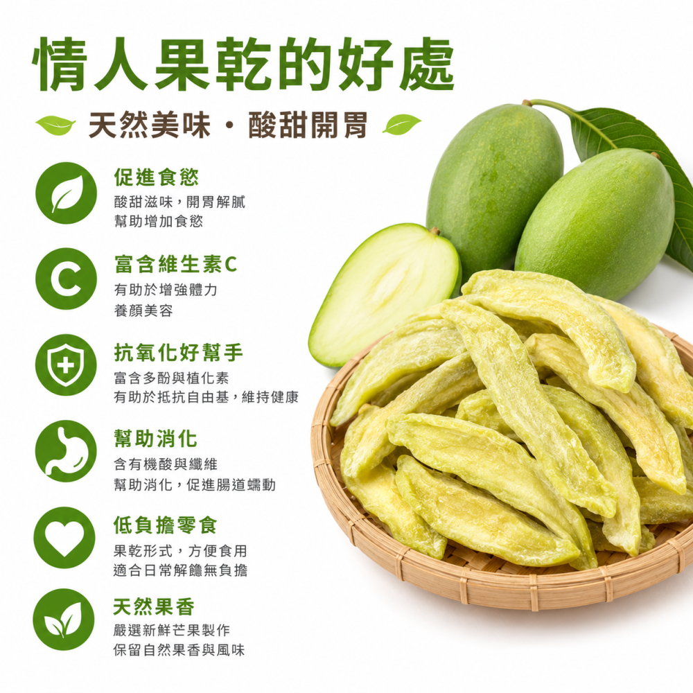 情人果果乾｜青芒果乾｜台灣水果乾｜酸甜開胃｜休閒零食｜下午茶點心｜伴手禮｜團購美食-細節圖2
