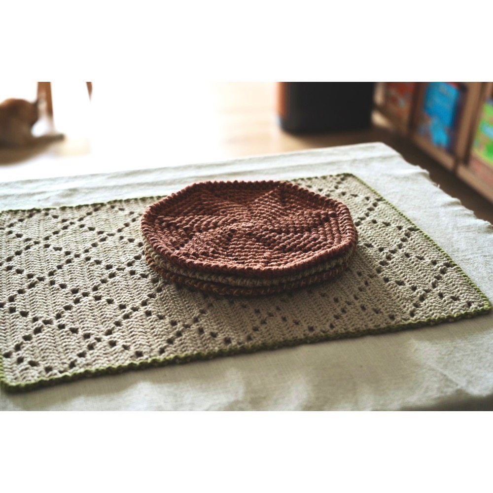 編織 鍋墊 餐墊 隔熱墊-細節圖5