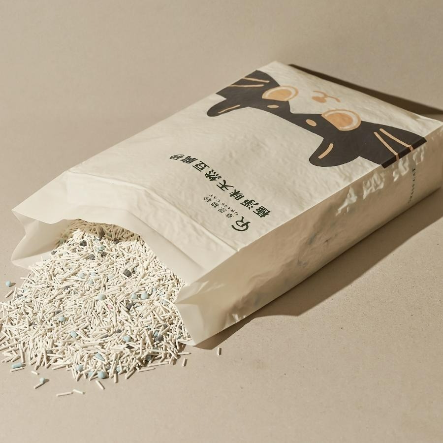 貓砂 草恩貓砂 豆腐砂 可沖馬桶 食品級原料極細豆腐砂 獨家抑臭秘方 貓用品-細節圖4