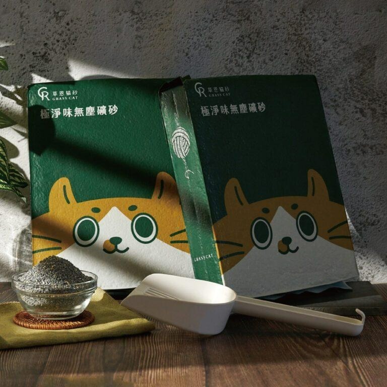 貓砂  礦砂 草恩天然極淨味無塵貓砂4KG  味無塵礦砂-細節圖2