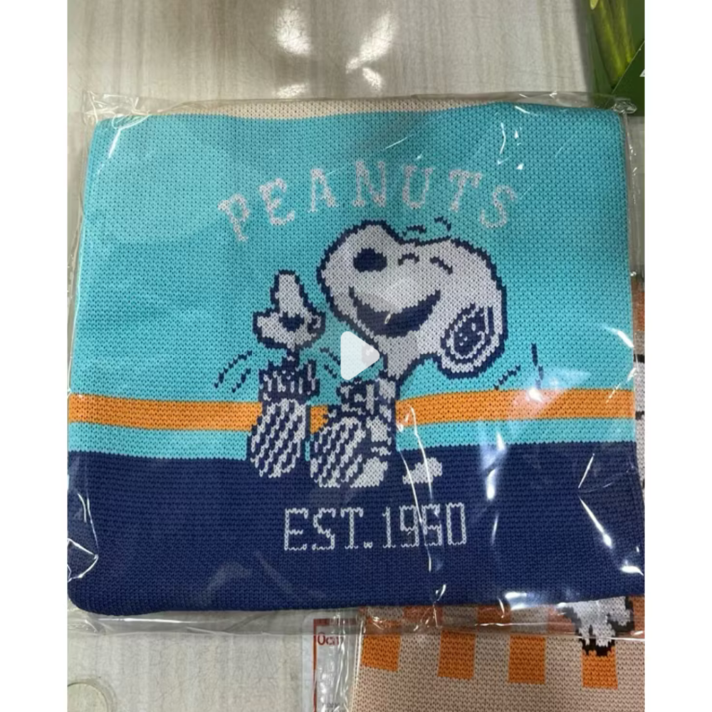 史努比針織手提包兩入組 全新-細節圖5