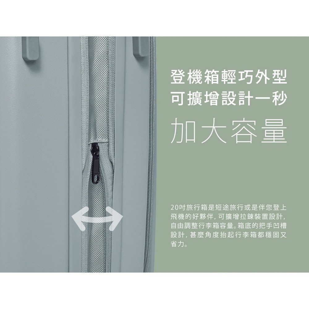 【acer 宏碁】 巴塞隆納前開式機長箱 20吋- 加贈三樣好禮-細節圖5