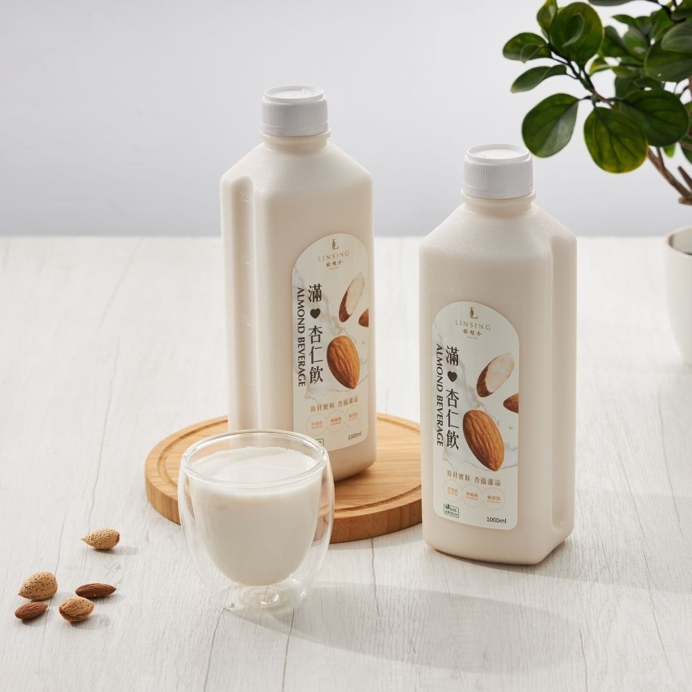 【Ginkgolin 林銀杏】滿杏仁飲(1000mlx3罐)-細節圖3