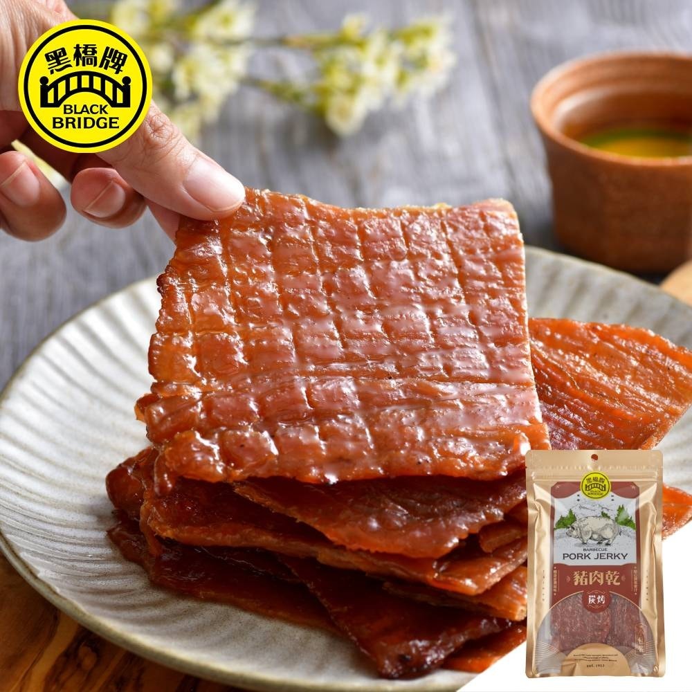 【黑橋牌】經典蜜汁切片肉乾+超人氣黑豬條子肉乾，六件組-細節圖6