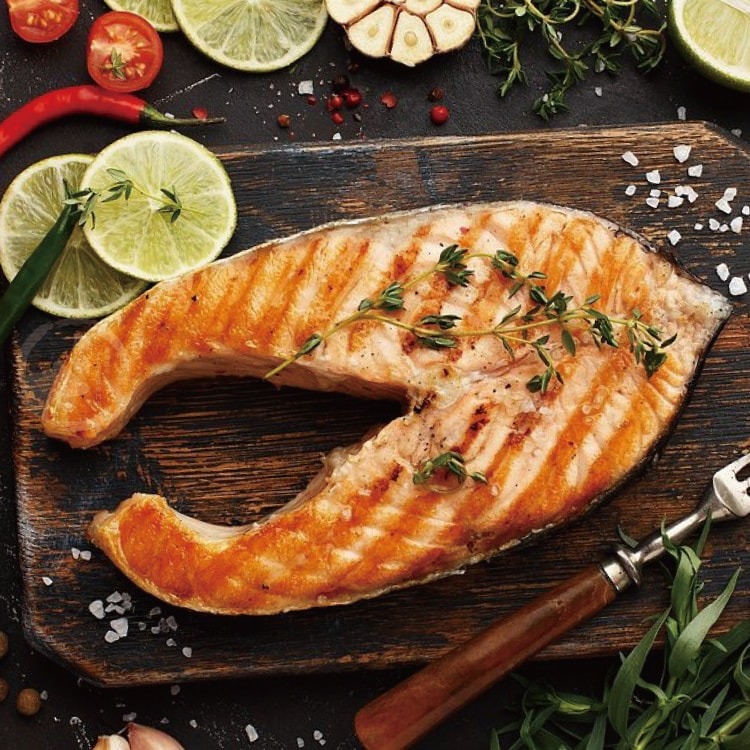 【勝崎生鮮】鮮切鮭魚片10片組(100公克/1片)-細節圖2