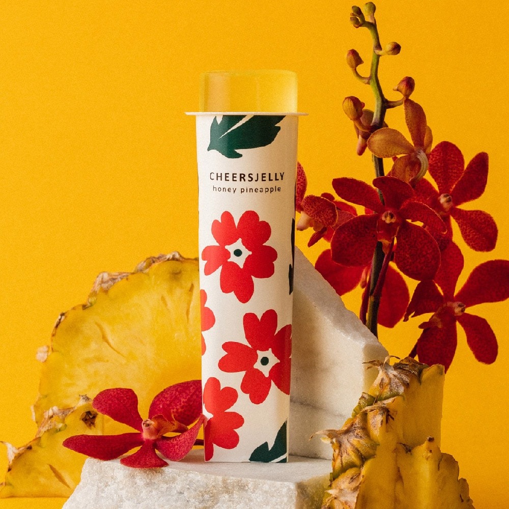 【CheersJelly】舉杯低卡蒟蒻凍396g(芭樂柳橙*2盒+蘋果、草莓蔓越莓、蜂蜜鳳梨各1盒)共5盒30根-細節圖2