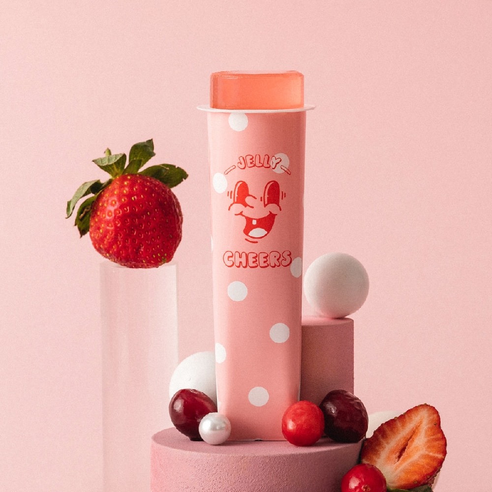 【CheersJelly】舉杯低卡蒟蒻凍396g(芭樂柳橙*2盒+蘋果、草莓蔓越莓、蜂蜜鳳梨各1盒)共5盒30根-細節圖4