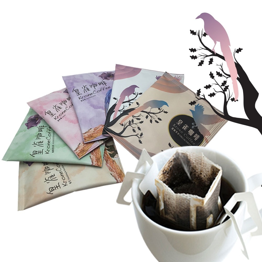 【Krone 皇雀咖啡】Krone皇雀 阿拉比卡濾掛式手沖咖啡超值禮盒組(20入)-細節圖2