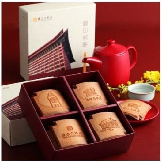 【圓山大飯店】圓山煎餅禮盒(24片裝)4盒組(附提袋)-細節圖3