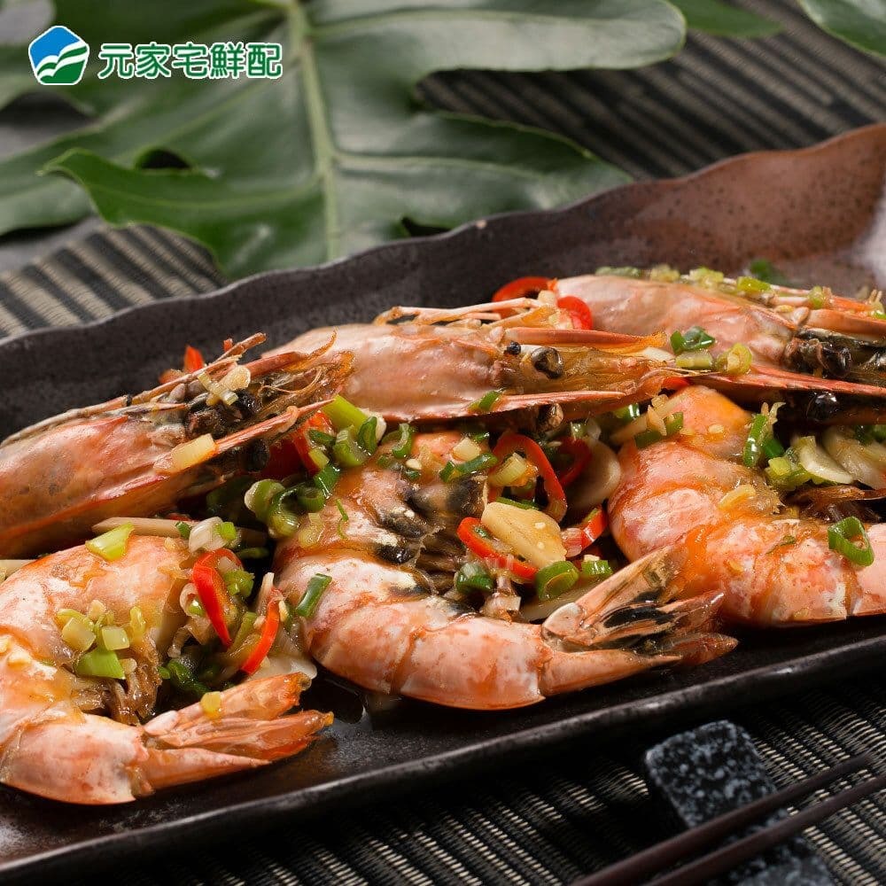 【元家】霸王極鮮大草蝦4盒(270g/盒，約8尾)免運組-細節圖4