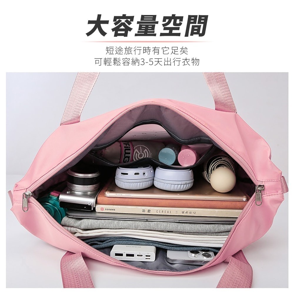 【花太太】【花太太x白沙屯媽祖】大容量旅行收納包(擴充容量 加裝四輪輔助)-細節圖3