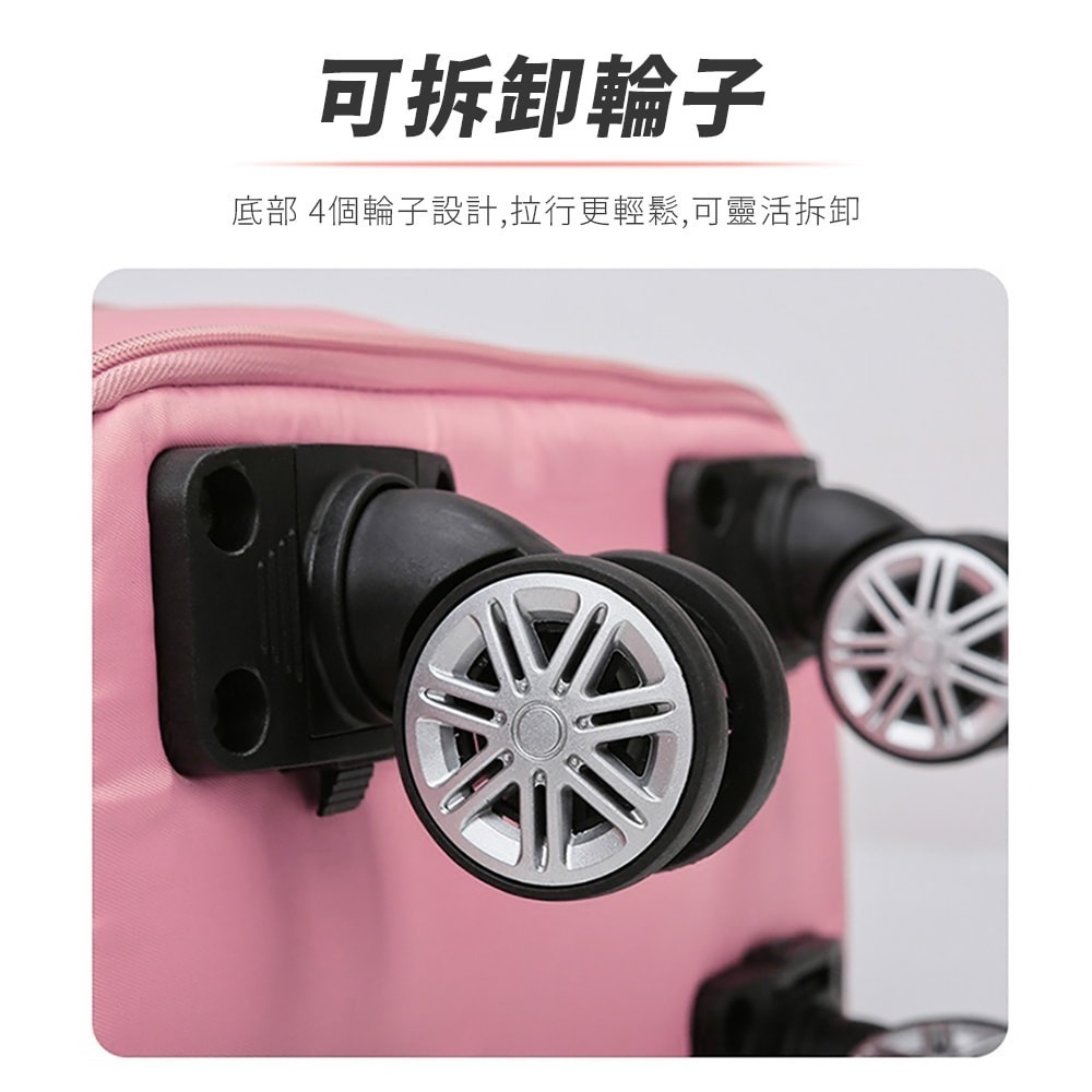 【花太太】【花太太x白沙屯媽祖】大容量旅行收納包(擴充容量 加裝四輪輔助)-細節圖5