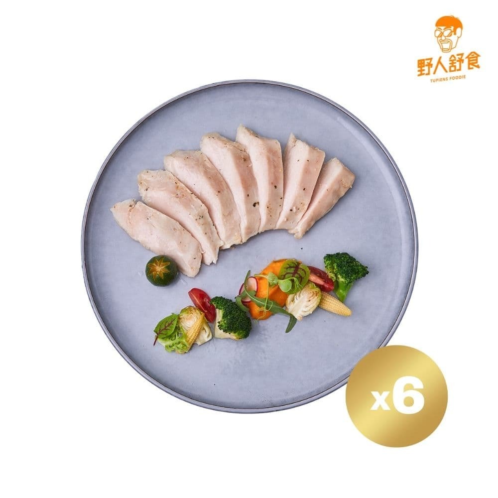 【野人舒食】180g舒肥雞胸-經典湖鹽6包組-細節圖3
