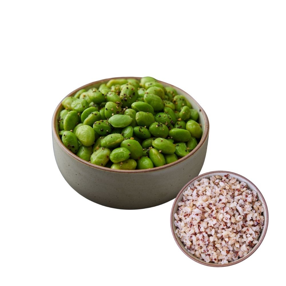 【野人舒食】椒鹽毛豆150g*20入組-加贈紅藜大麥糙米飯200G*1-細節圖2