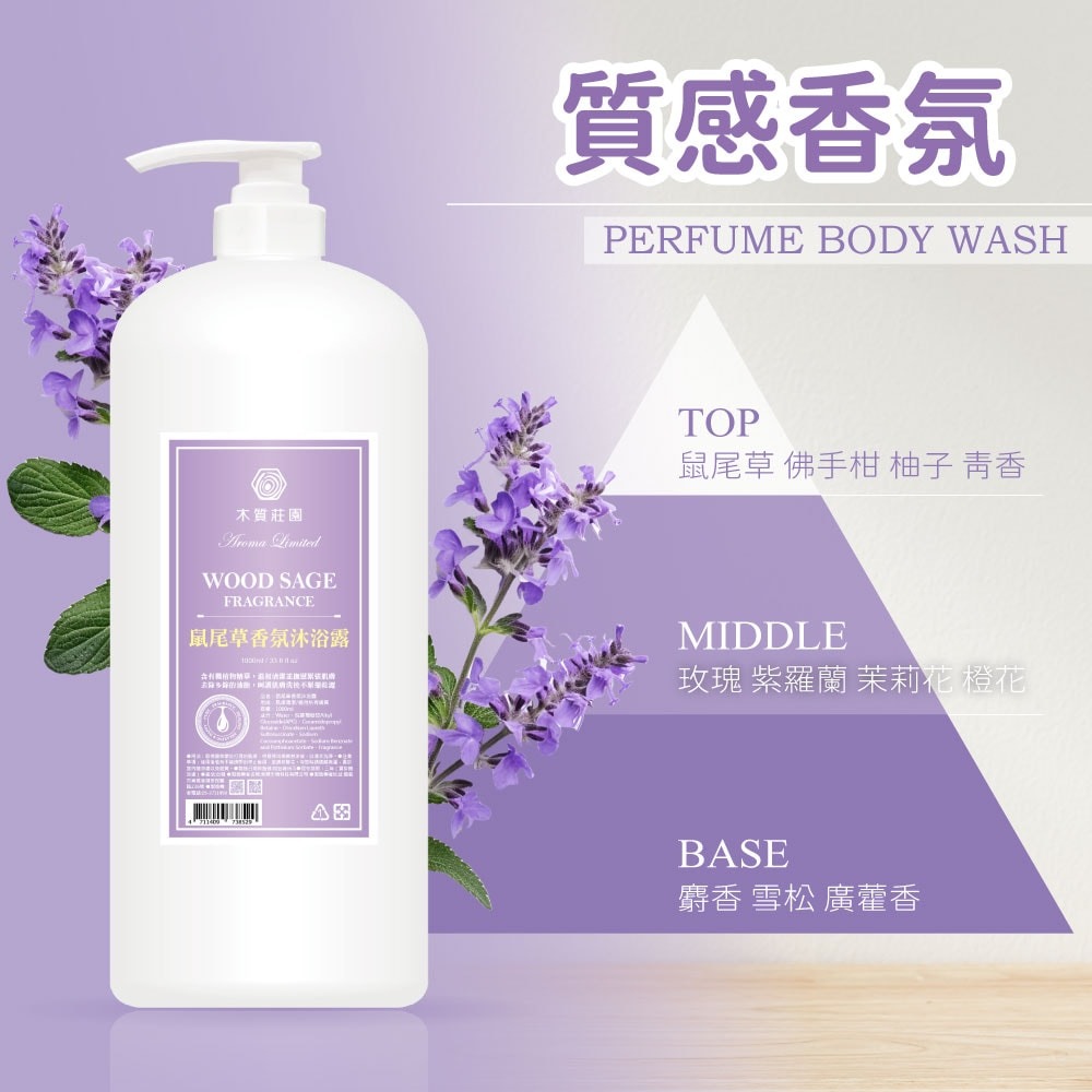 【御衣坊】木質莊園 香氛沐浴露1000ml-12瓶組-細節圖4