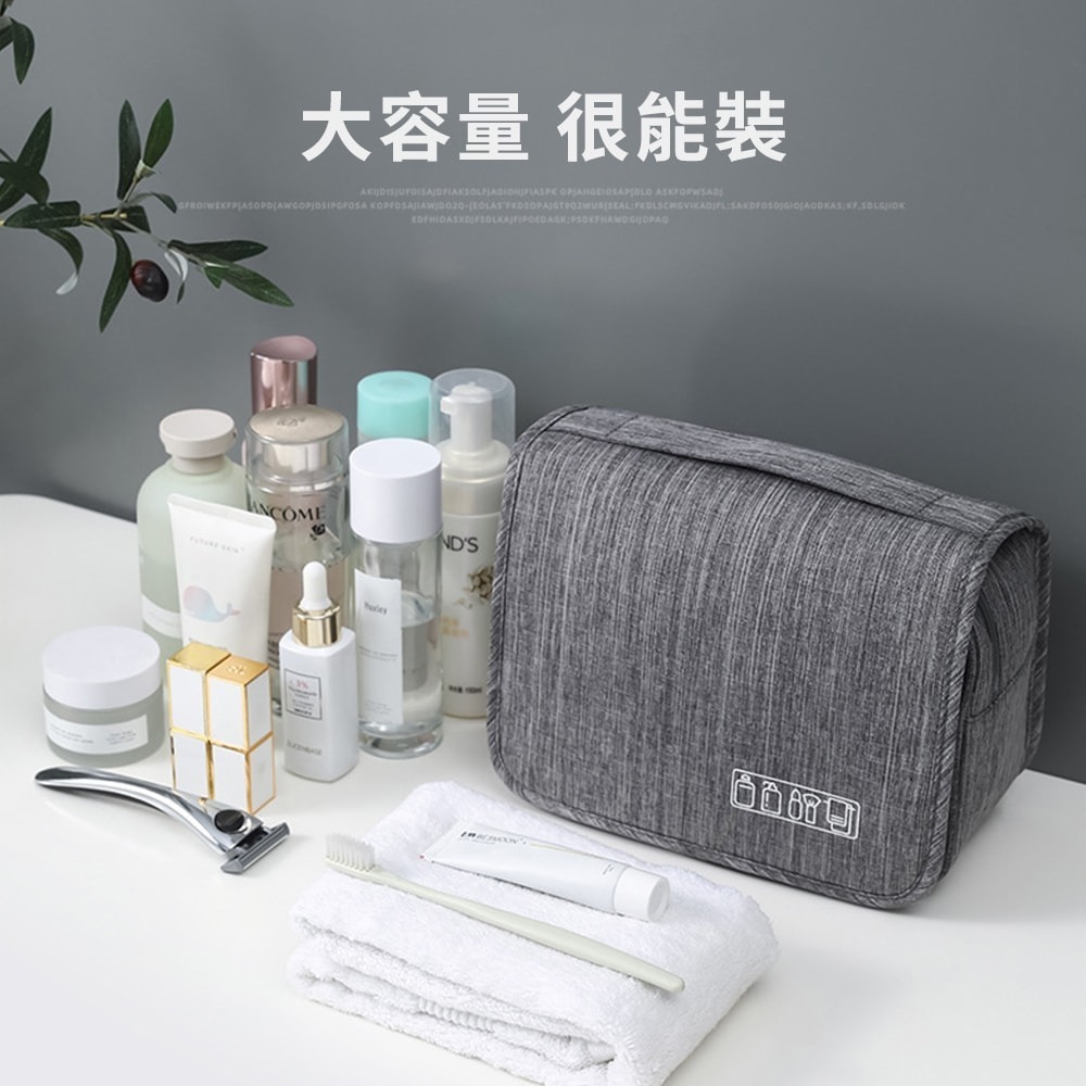【Timo】大容量乾溼分離盥洗包 防水摺疊旅行收納包-細節圖3