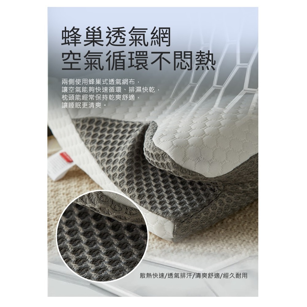 【Aibo】買1送1 3D蝶形雙向護頸記憶枕(釋壓記憶枕/護頸枕/枕頭)-細節圖4