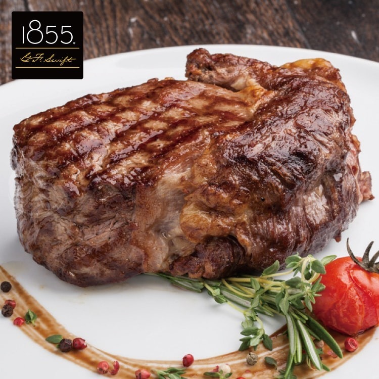 【勝崎生鮮】美國1855黑安格斯熟成霜降牛排-爆汁厚切10片組(300公克/1片)-細節圖2