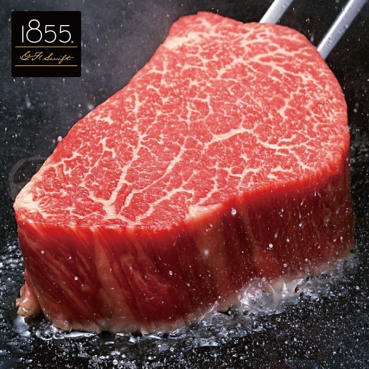 【勝崎生鮮】美國1855黑安格斯熟成霜降牛排-爆汁厚切10片組(300公克/1片)-細節圖3