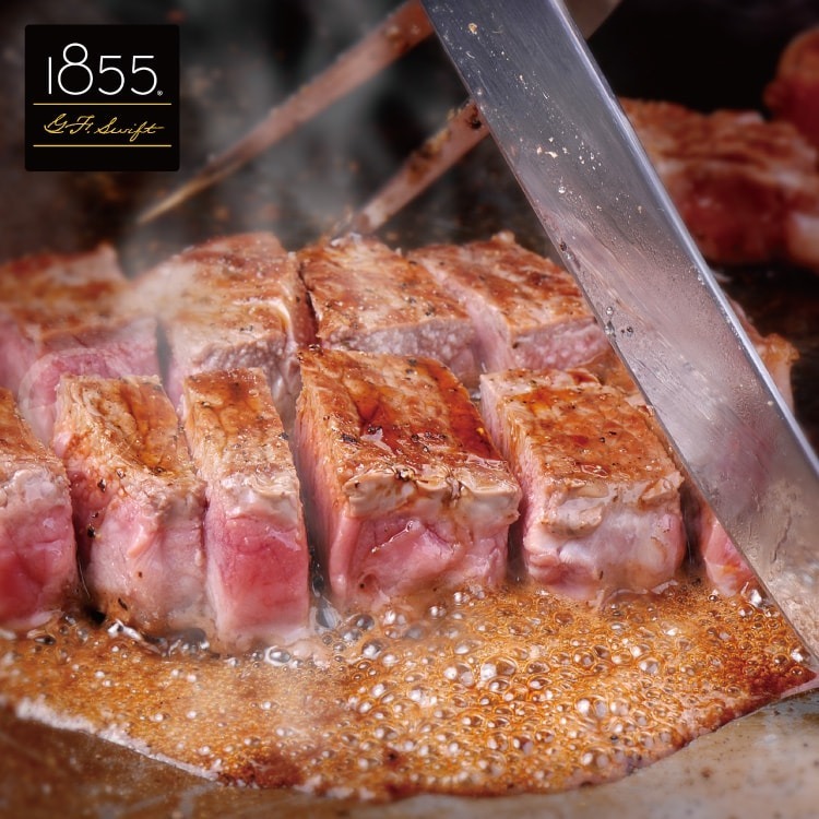 【勝崎生鮮】美國1855黑安格斯熟成霜降牛排-爆汁厚切10片組(300公克/1片)-細節圖4