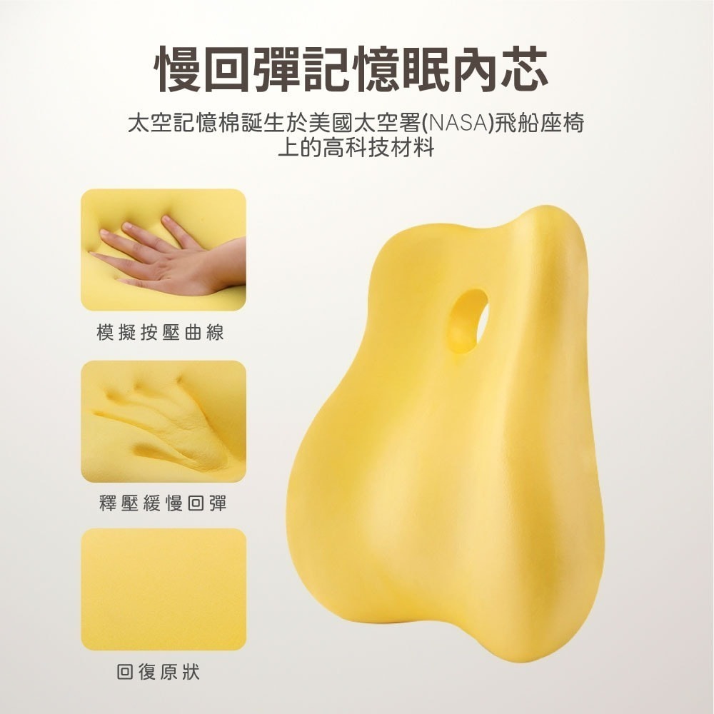 【寢室安居】釋壓慢回彈太空記憶棉坐墊/加高護腰靠墊-兩款可選-細節圖9