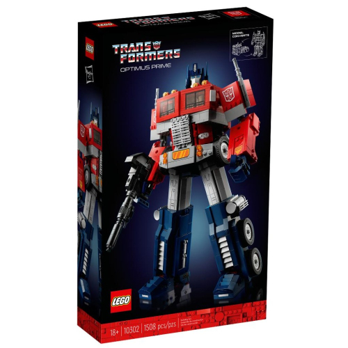 正版現貨 LEGO 樂高 10302 柯博文 Optimus Prime 變形金剛