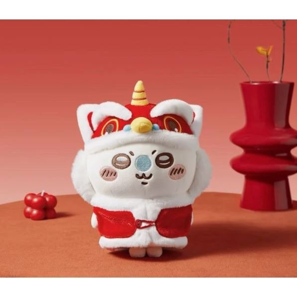 【名創優品MINISO🔥搶購現貨🔥】吉伊卡哇(小桃與粟子)新年限定 ~ chiikawa秒殺款大娃-規格圖3