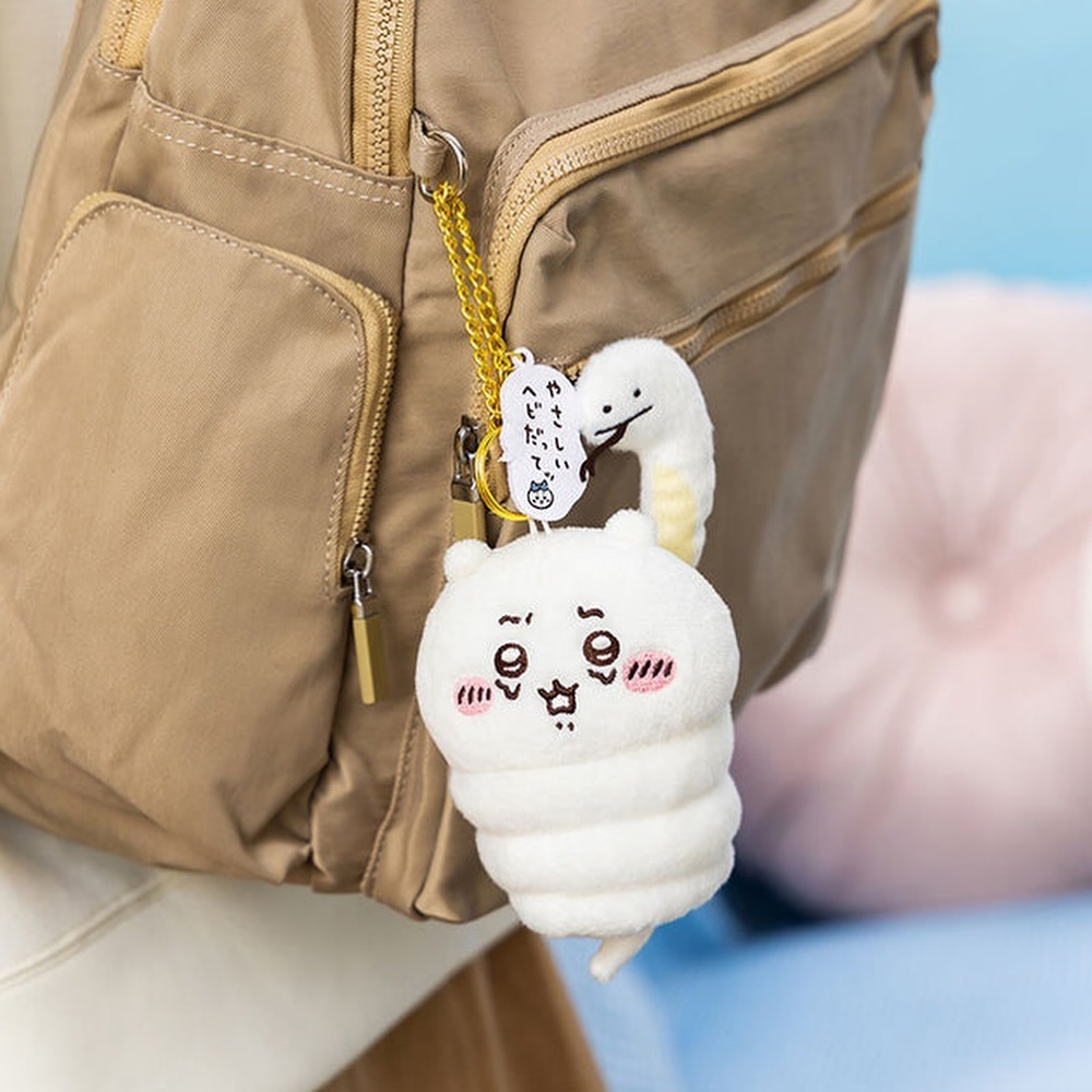 【日本🇯🇵正品】✨吉伊卡哇Chiikawa蛇捆吉伊✨蛇年吊飾娃娃-細節圖3